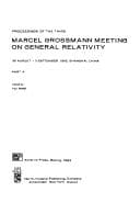 Cover of Proceedings of the "Third Marcel Grossmann Meeting on General Relativity"
